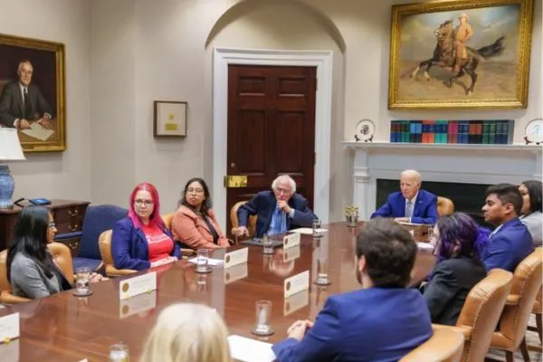 CWA Code workers at White House roundtable